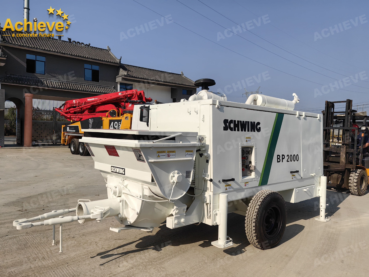 Schwing BP2000 5000kg 2008 Concrete Pump With Brand New High Quality 【ACHIEVE】 TOP CONDITION!!! - Stationary concrete pump: picture 2 Schwing BP2000 5000kg 2008 Concrete Pump With Brand New High Quality 【ACHIEVE】 TOP CONDITION!!! - Stationary concrete pump: picture 2