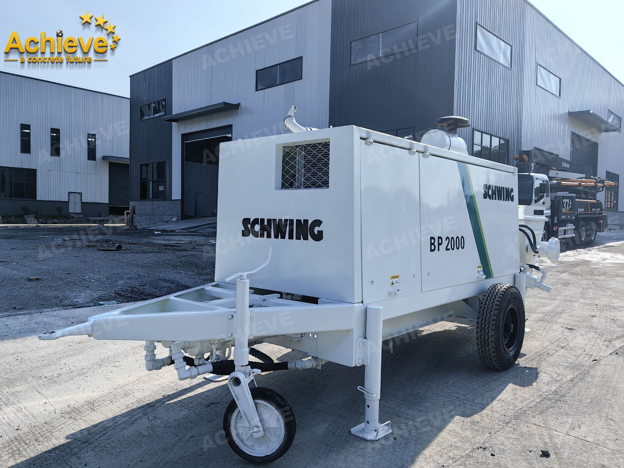 New Stationary concrete pump Schwing BP2000 5000kg 2008 Concrete Pump With Brand New High Quality 【ACHIEVE】 TOP CONDITION!!!: picture 7