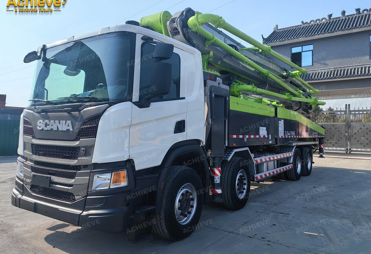 Concrete pump truck ZOOMLION ZOOMLION 2019 ZOOMLION 56X-6RZ 56M Scania P450 8x4【ACHIEVE】TOP CONDITION!!!: picture 30