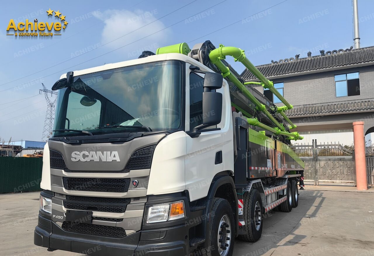 Concrete pump truck ZOOMLION ZOOMLION 2019 ZOOMLION 56X-6RZ 56M Scania P450 8x4【ACHIEVE】TOP CONDITION!!!: picture 24