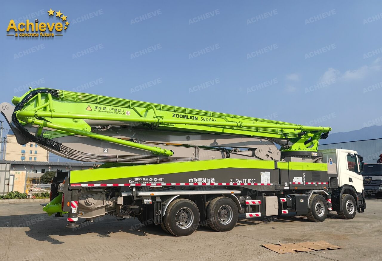 Concrete pump truck ZOOMLION ZOOMLION 2019 ZOOMLION 56X-6RZ 56M Scania P450 8x4【ACHIEVE】TOP CONDITION!!!: picture 26
