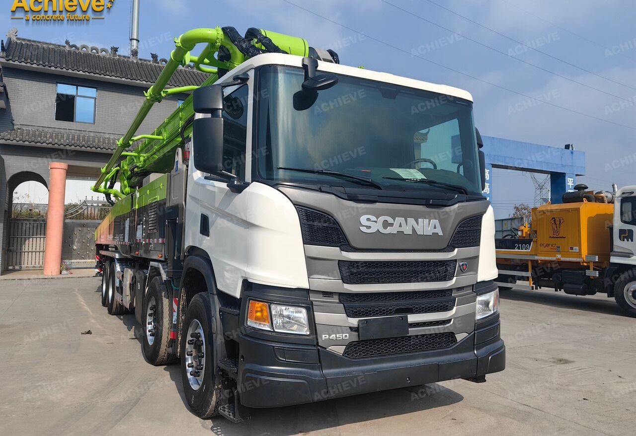 Concrete pump truck ZOOMLION ZOOMLION 2019 ZOOMLION 56X-6RZ 56M Scania P450 8x4【ACHIEVE】TOP CONDITION!!!: picture 23