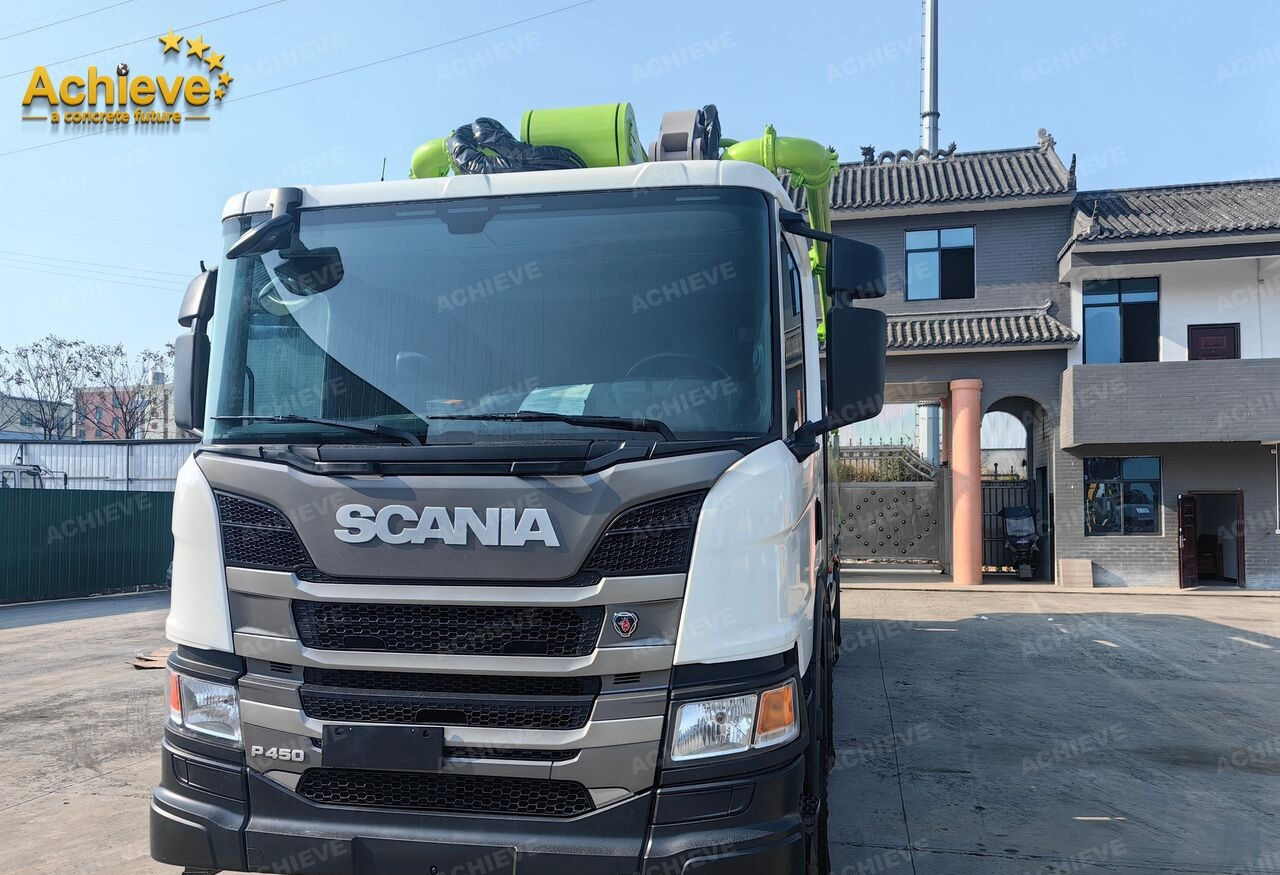 Concrete pump truck ZOOMLION ZOOMLION 2019 ZOOMLION 56X-6RZ 56M Scania P450 8x4【ACHIEVE】TOP CONDITION!!!: picture 29