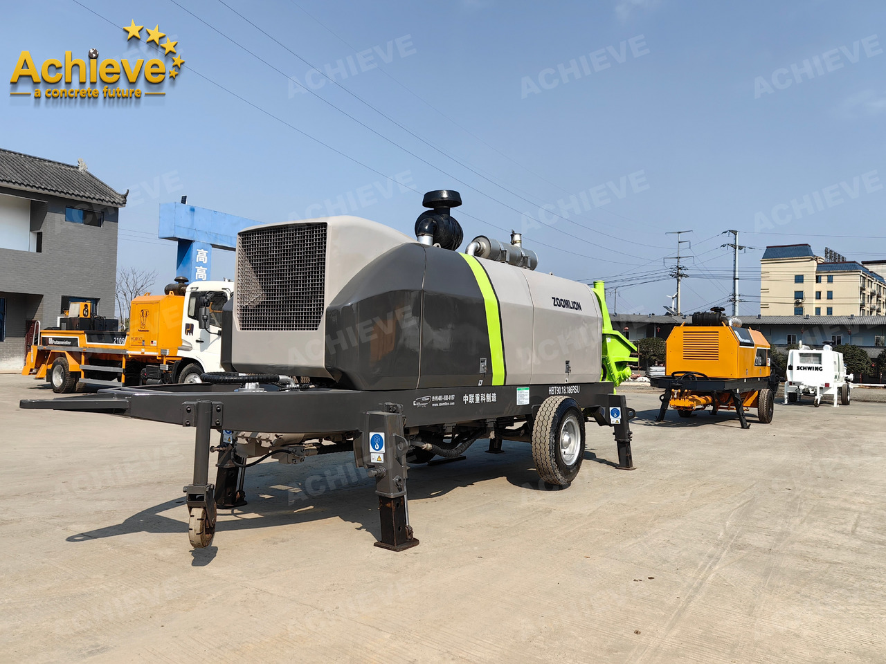 Zoomlion 2022 Zoomlion HBT 90.18.186RSU hydraulic Concrete Trailer Pump in China【ACHIEVE】TOP CONDITION!!! - Stationary concrete pump: picture 3 Zoomlion 2022 Zoomlion HBT 90.18.186RSU hydraulic Concrete Trailer Pump in China【ACHIEVE】TOP CONDITION!!! - Stationary concrete pump: picture 3