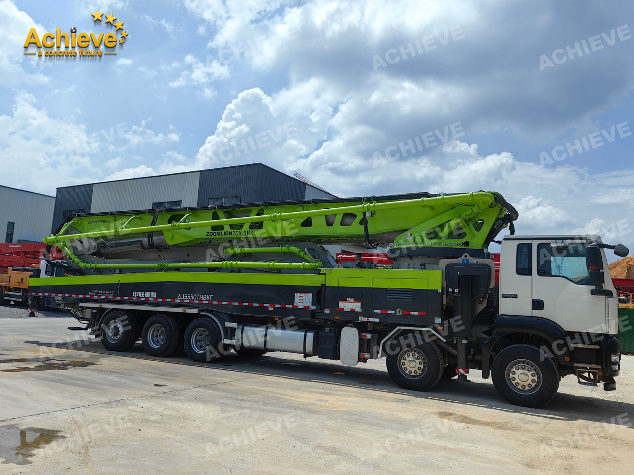 Zoomlion Zoomlion 70M 70X-6RZ Concrete pump truck ACTROS 4141 【ACHIEVE】TOP CONDITION!!! - Concrete pump truck: picture 4 Zoomlion Zoomlion 70M 70X-6RZ Concrete pump truck ACTROS 4141 【ACHIEVE】TOP CONDITION!!! - Concrete pump truck: picture 4