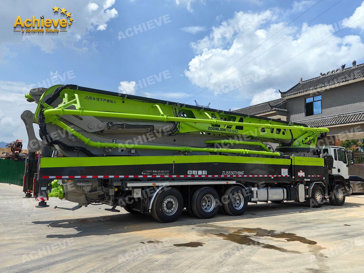 Zoomlion Zoomlion 70M 70X-6RZ Concrete pump truck ACTROS 4141 【ACHIEVE】TOP CONDITION!!! - Concrete pump truck: picture 5 Zoomlion Zoomlion 70M 70X-6RZ Concrete pump truck ACTROS 4141 【ACHIEVE】TOP CONDITION!!! - Concrete pump truck: picture 5