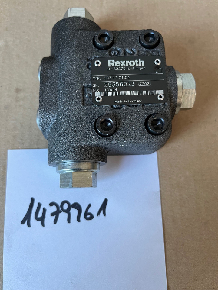 Rexroth Feed Press Valve 1479961 4017561 535-1488 for O&K Terex RH30 RH40 - Spare parts for Construction machinery: picture 1 Rexroth Feed Press Valve 1479961 4017561 535-1488 for O&K Terex RH30 RH40 - Spare parts for Construction machinery: picture 1