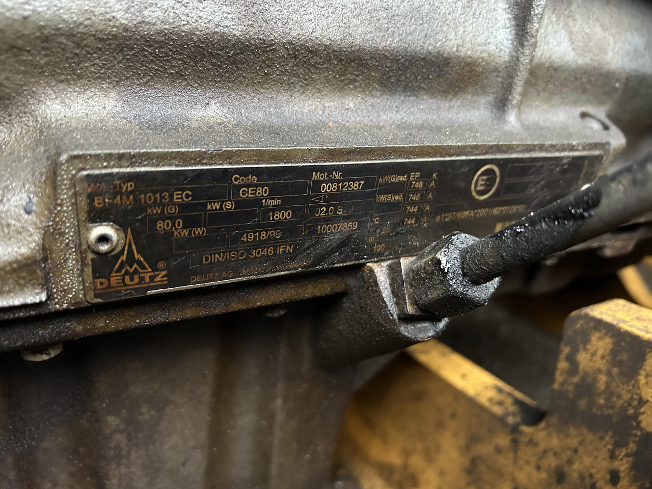 DEUTZ BF4M1013EC - Engine for Excavator: picture 4 DEUTZ BF4M1013EC - Engine for Excavator: picture 4