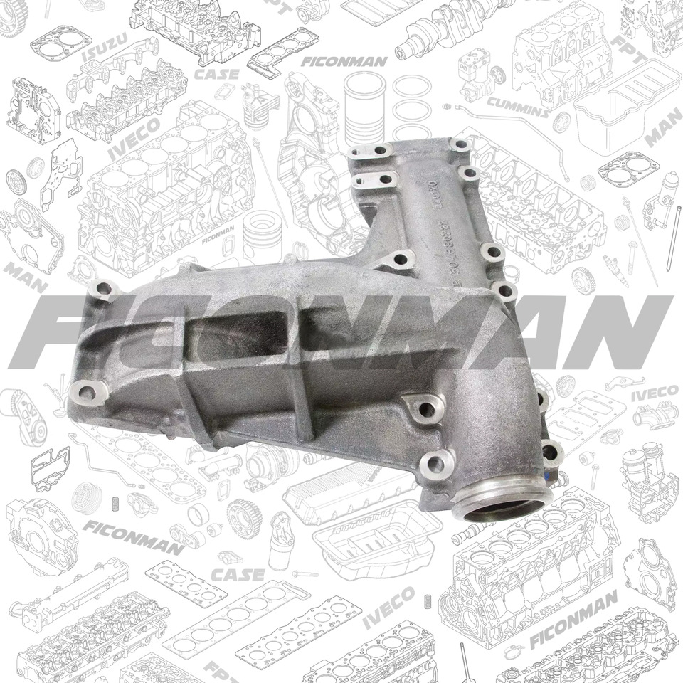 FPT IVECO CASE Cursor9 F2CFE614A*B041/F2CGE614F*V004 5802431166 Exhaust Mainfold 504380222 - Exhaust manifold for Truck: picture 1 FPT IVECO CASE Cursor9 F2CFE614A*B041/F2CGE614F*V004 5802431166 Exhaust Mainfold 504380222 - Exhaust manifold for Truck: picture 1