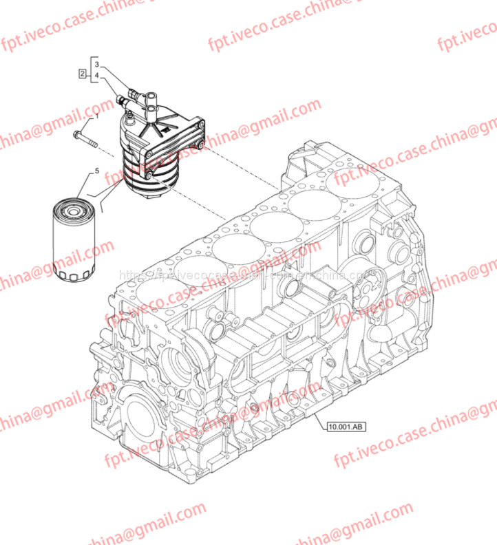 FPT IVECO CASE Cursor9 F2CFE614A*B041/F2CGE614F*V004 5802431166 Fuel Filters Support5801612320 - Fuel filter: picture 1 FPT IVECO CASE Cursor9 F2CFE614A*B041/F2CGE614F*V004 5802431166 Fuel Filters Support5801612320 - Fuel filter: picture 1