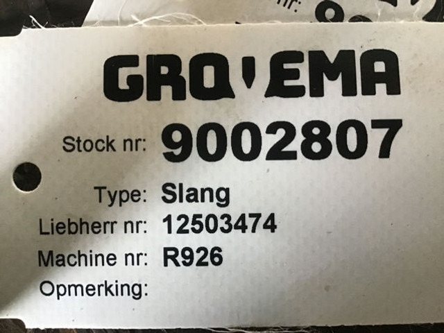 Liebherr A928 / R926 / R930 - Air intake pipe: picture 1 Liebherr A928 / R926 / R930 - Air intake pipe: picture 1