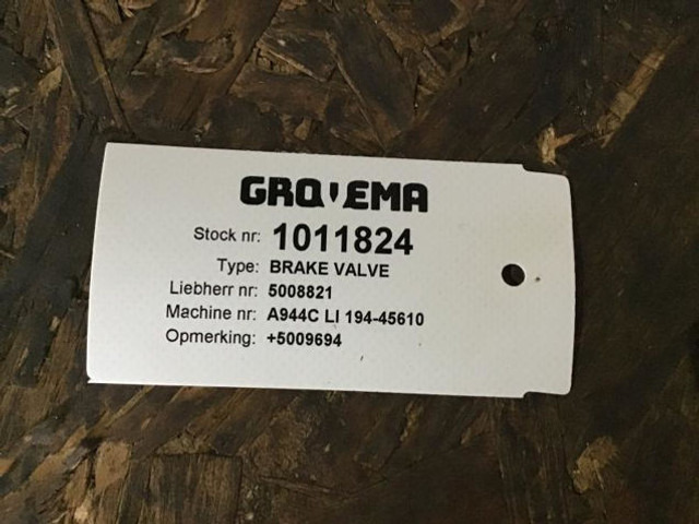 Valve Liebherr Brake Valve: picture 11
