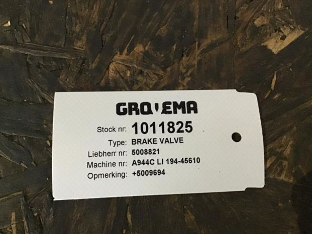 Valve Liebherr Brake Valve: picture 13