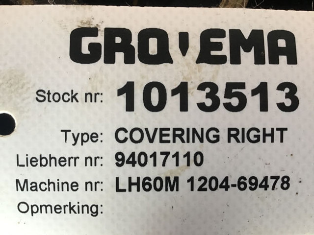 Liebherr LH 60 C / LH60 M - Bumper: picture 5 Liebherr LH 60 C / LH60 M - Bumper: picture 5