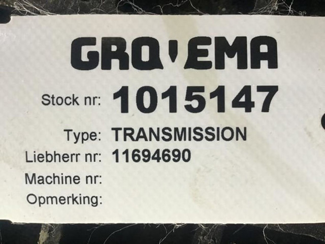 Liebherr Travel Gearbox - Gearbox: picture 3 Liebherr Travel Gearbox - Gearbox: picture 3