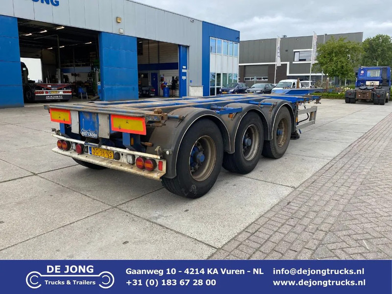 Container transporter/ Swap body semi-trailer Nooteboom FT-43-03V / 2x Extendable / 1x Lift Axle / BPW Disc: picture 1
