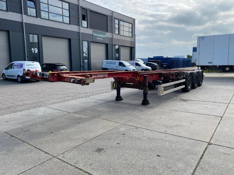 Schmitz Cargobull SCF 24 G Chassis / SAF + Disc / 1x Extendable / Lift axle - Container transporter/ Swap body semi-trailer: picture 4 Schmitz Cargobull SCF 24 G Chassis / SAF + Disc / 1x Extendable / Lift axle - Container transporter/ Swap body semi-trailer: picture 4