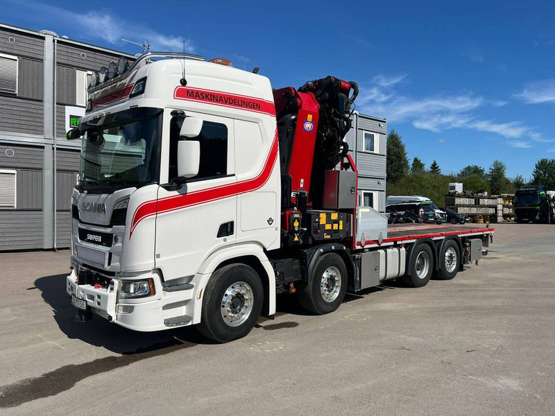 ** SOLD ** Scania R 590 + HMF 9520 K6 + Jibb + Win - Crane truck: picture 4 ** SOLD ** Scania R 590 + HMF 9520 K6 + Jibb + Win - Crane truck: picture 4