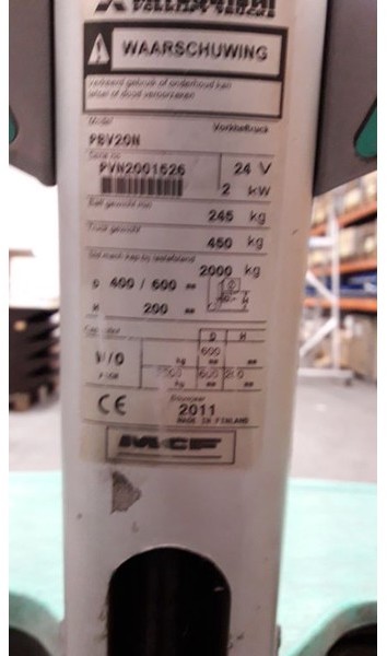Mitsubishi PBV20N - Pallet truck: picture 4 Mitsubishi PBV20N - Pallet truck: picture 4