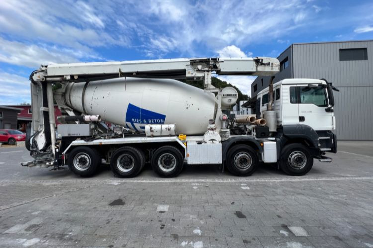 MAN TGS 35.480 10x4 10m3 Förderband 17M... - Concrete mixer truck: picture 4 MAN TGS 35.480 10x4 10m3 Förderband 17M... - Concrete mixer truck: picture 4