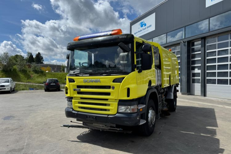 Scania P320 4x2 Valmetal Kehrmaschine - Road sweeper: picture 1 Scania P320 4x2 Valmetal Kehrmaschine - Road sweeper: picture 1