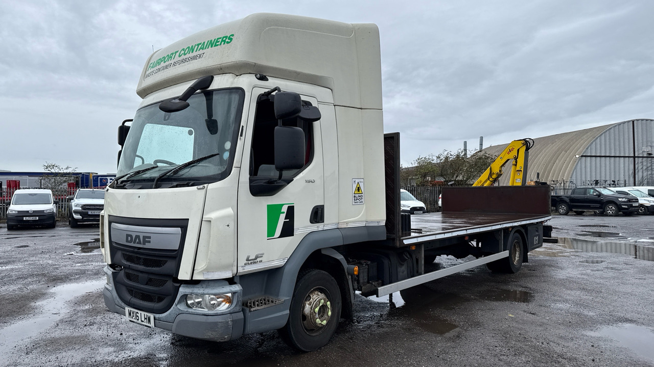 DAF LF 150 - Dropside/ Flatbed truck, Crane truck: picture 2 DAF LF 150 - Dropside/ Flatbed truck, Crane truck: picture 2
