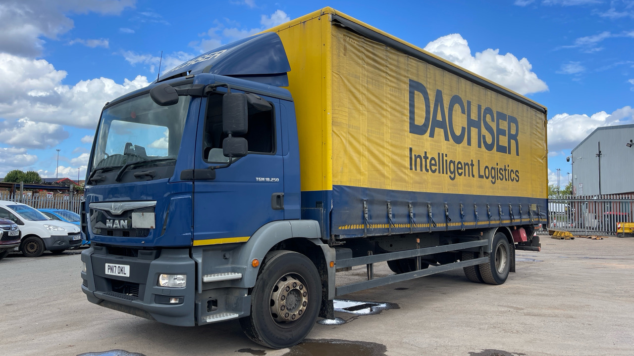 MAN TG-M 18.250 - Curtainsider truck: picture 2 MAN TG-M 18.250 - Curtainsider truck: picture 2