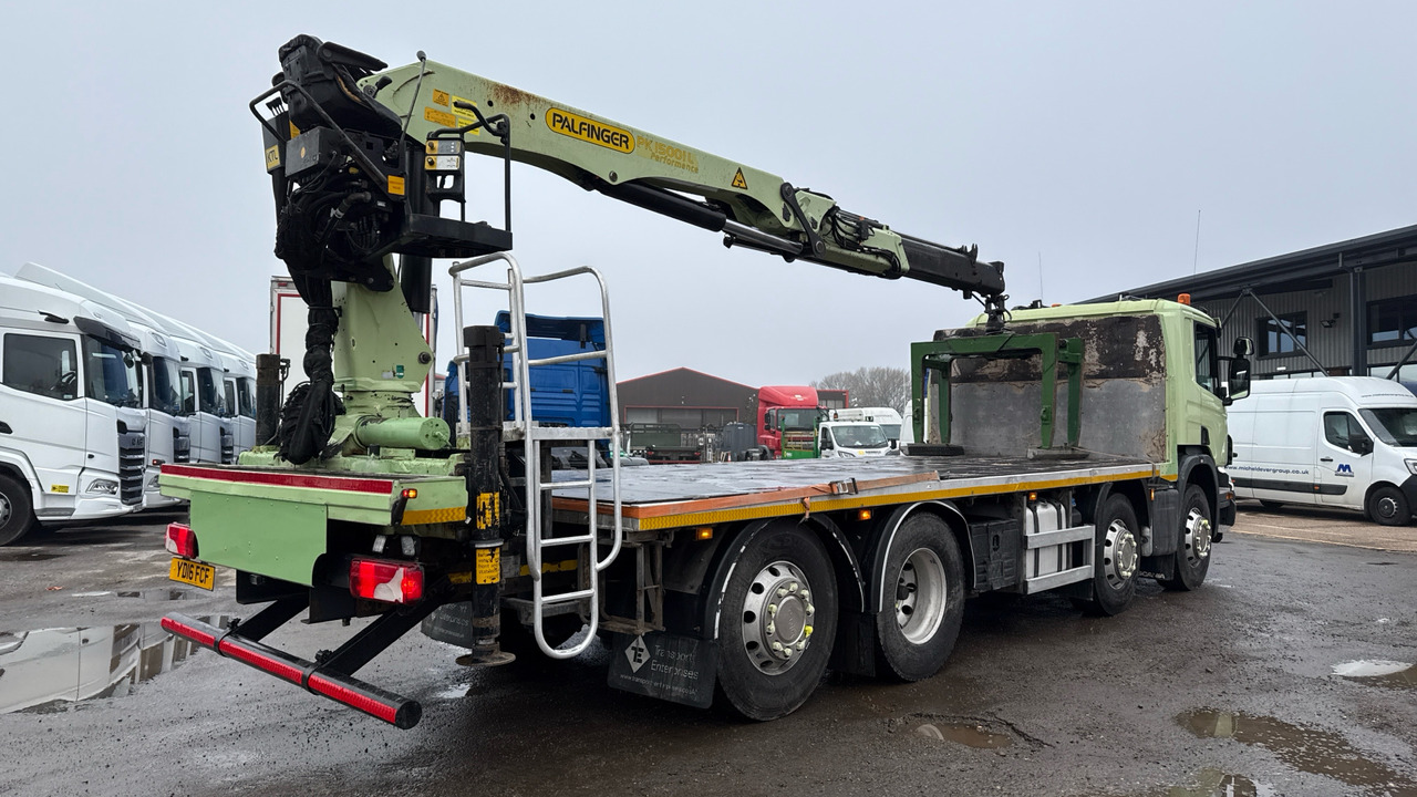 SCANIA P 410 - Dropside/ Flatbed truck, Crane truck: picture 4 SCANIA P 410 - Dropside/ Flatbed truck, Crane truck: picture 4