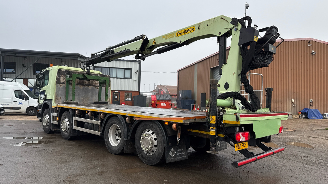 SCANIA P 410 - Dropside/ Flatbed truck, Crane truck: picture 3 SCANIA P 410 - Dropside/ Flatbed truck, Crane truck: picture 3