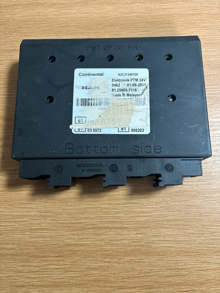 MAN Continental Elektronik PTM Steuergerät 81.25805-7116 - ECU for Truck: picture 1 MAN Continental Elektronik PTM Steuergerät 81.25805-7116 - ECU for Truck: picture 1