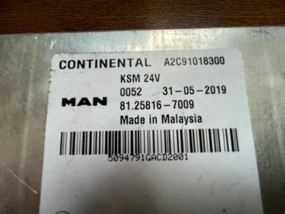 MAN KSM Continental Steuergerät 81.25816.7009 - ECU for Truck: picture 2 MAN KSM Continental Steuergerät 81.25816.7009 - ECU for Truck: picture 2