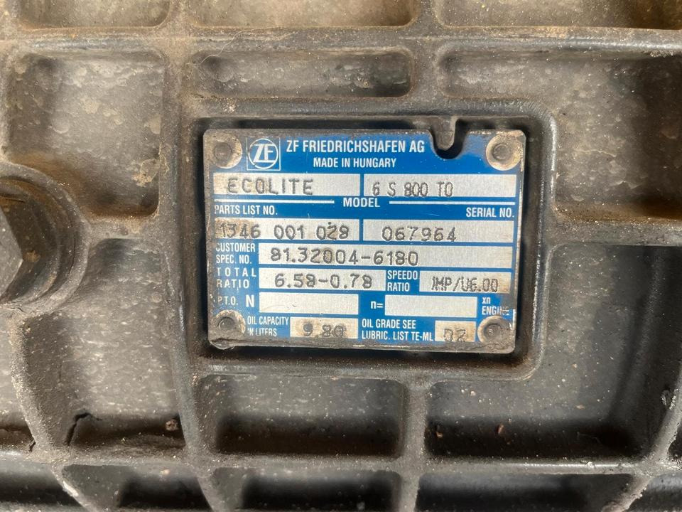 MAN TGL Schaltgetriebe 6 S 800 TO 81.32004-6180 - Transmission for Truck: picture 2 MAN TGL Schaltgetriebe 6 S 800 TO 81.32004-6180 - Transmission for Truck: picture 2