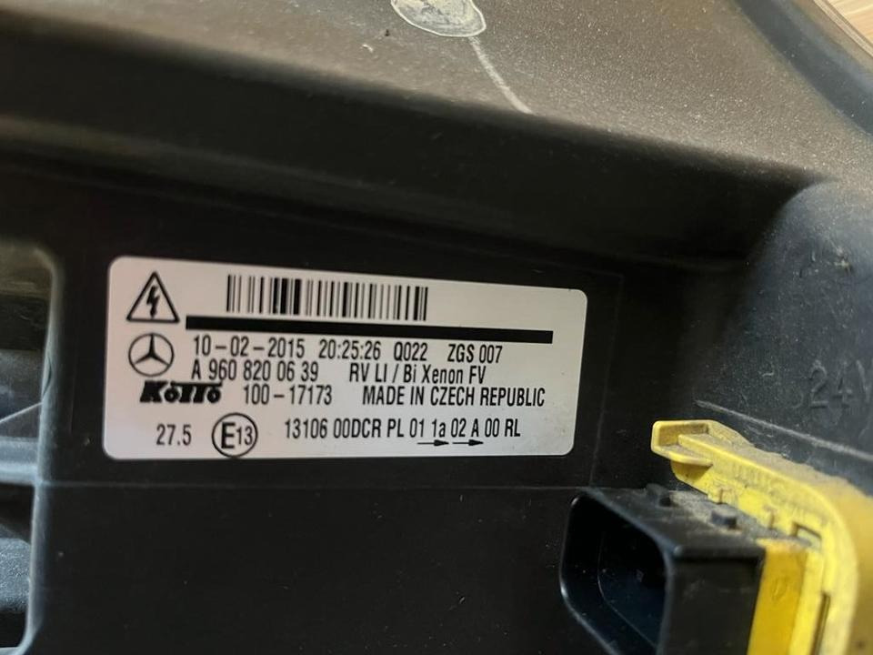 Mercedes Actros Bi Xenon Scheinwerfer Vorne Links A9608200639 - Headlight for Truck: picture 2 Mercedes Actros Bi Xenon Scheinwerfer Vorne Links A9608200639 - Headlight for Truck: picture 2