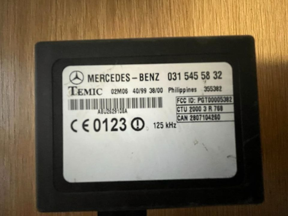 Mercedes W638 Vito Sprinter Steuergerät Wegfahrsperre 0315455832 - ECU for Truck: picture 2 Mercedes W638 Vito Sprinter Steuergerät Wegfahrsperre 0315455832 - ECU for Truck: picture 2