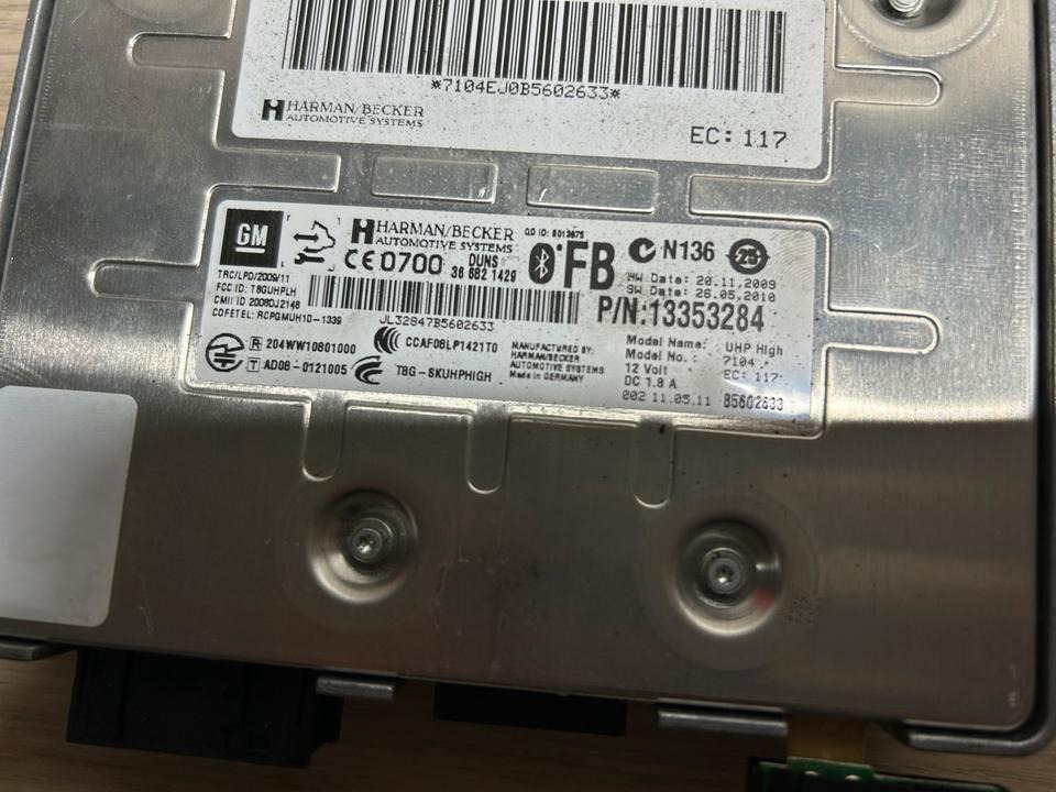 Opel Insignia A Steuergerät 13353284 - ECU for Truck: picture 4 Opel Insignia A Steuergerät 13353284 - ECU for Truck: picture 4