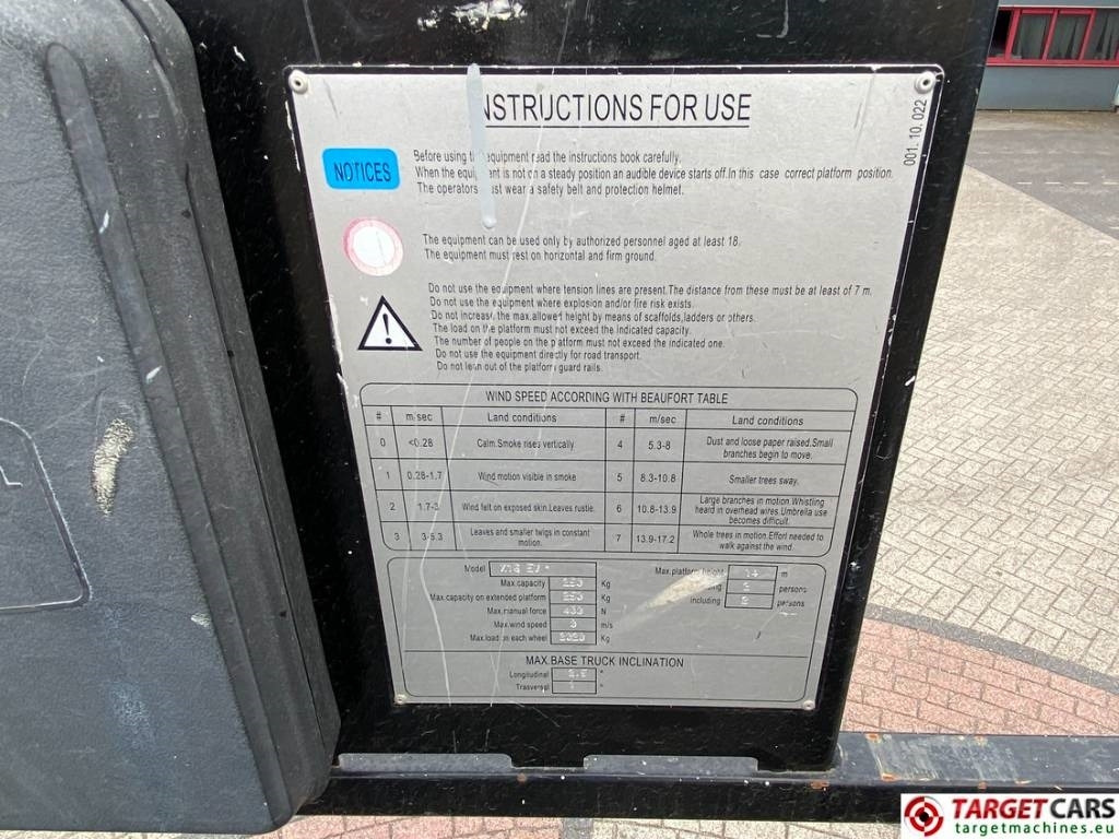 Scissor lift Airo X16EW Electric X16 EW Scissor Work Lift 1590cm: picture 10