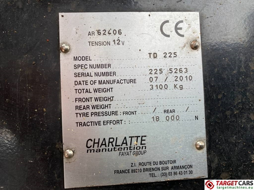 Tow tractor Charlatte TD225 Diesel Tow Truck Tractor 18T capacity: picture 11