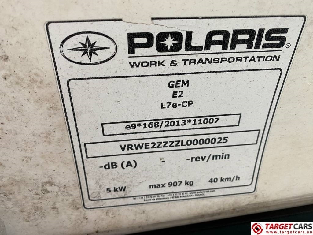 Car Polaris Gem E2 Electric UTV Vehicle Road Registration: picture 11 Car Polaris Gem E2 Electric UTV Vehicle Road Registration: picture 11