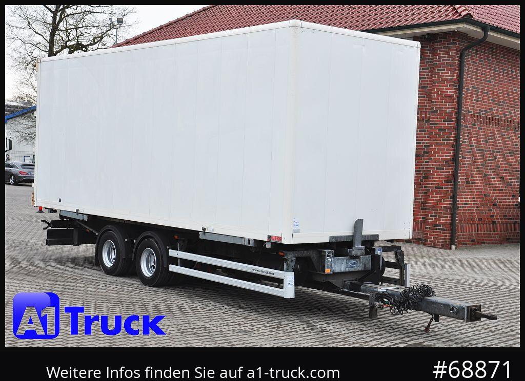 ACKERMANN 2 achs Koffer Wechselaufbau, Moebel, Lichtband - Closed box trailer: picture 1 ACKERMANN 2 achs Koffer Wechselaufbau, Moebel, Lichtband - Closed box trailer: picture 1