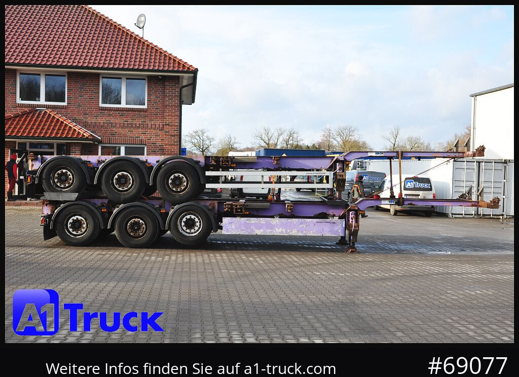 Container transporter/ Swap body semi-trailer CARNEHL CCS/HS HighCube 20,30,40: picture 8