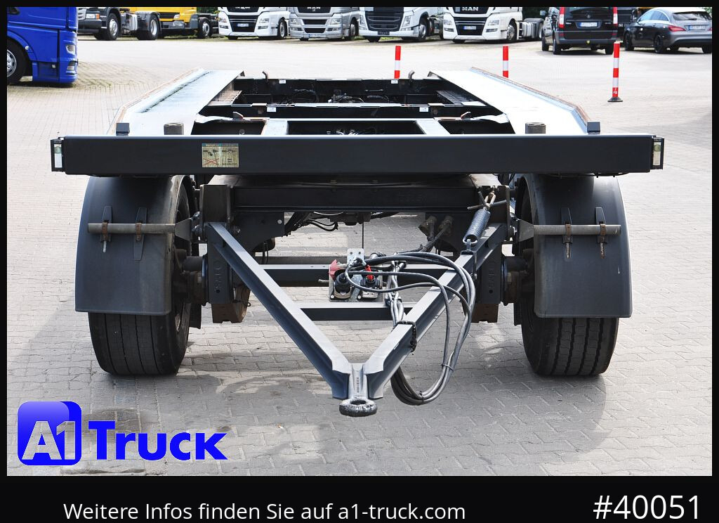 Roll-off/ Skip trailer HUEFFERMANN HAR 1870, luft,SAF, verzinkt: picture 13