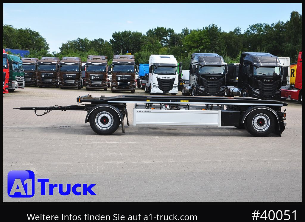 Roll-off/ Skip trailer HUEFFERMANN HAR 1870, luft,SAF, verzinkt: picture 11