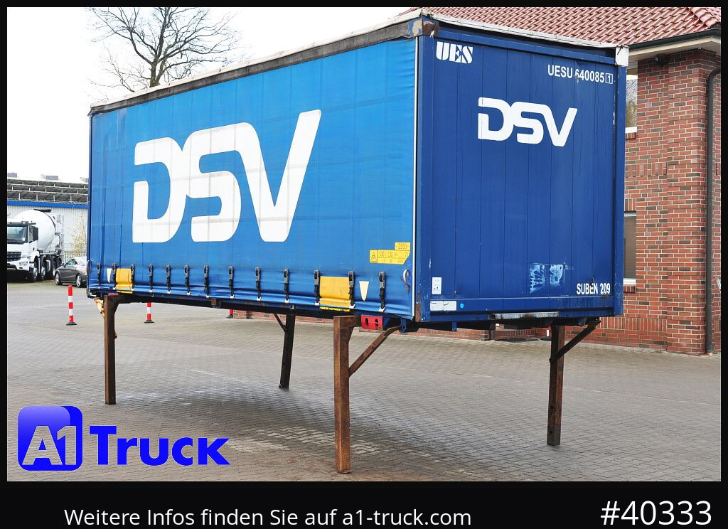 KRONE 7.45 BDF Wechselbrücke, Schiebeplane - Curtainside swap body: picture 1 KRONE 7.45 BDF Wechselbrücke, Schiebeplane - Curtainside swap body: picture 1