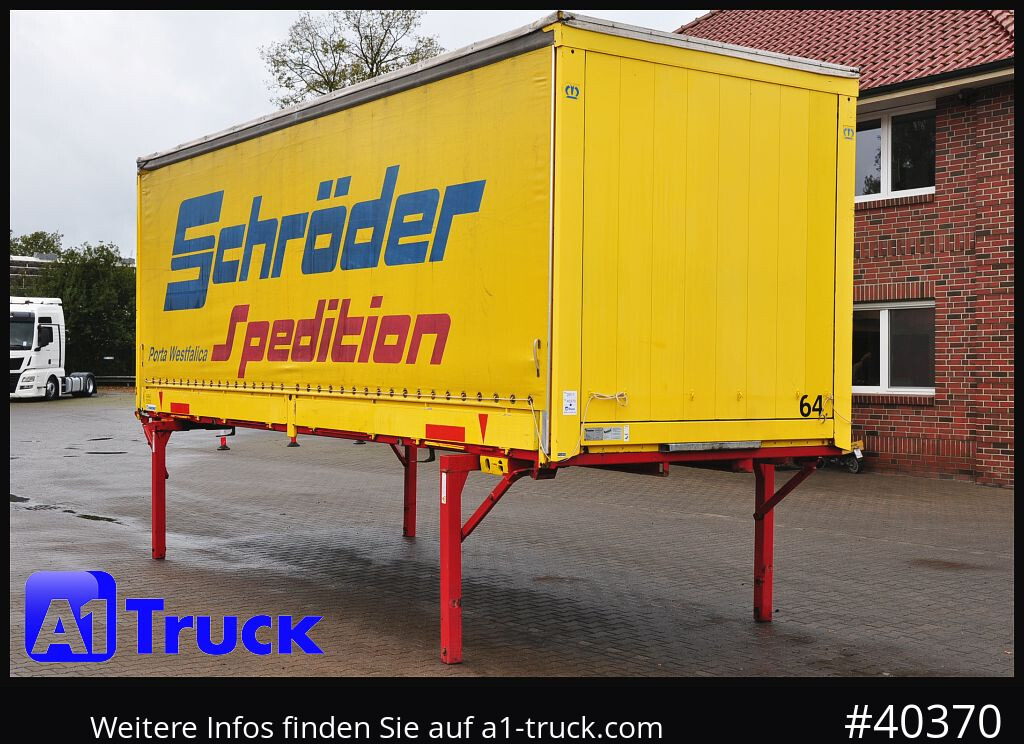 KRONE 7.45, Bordwand + Schiebeplane, - Curtainside swap body: picture 1 KRONE 7.45, Bordwand + Schiebeplane, - Curtainside swap body: picture 1