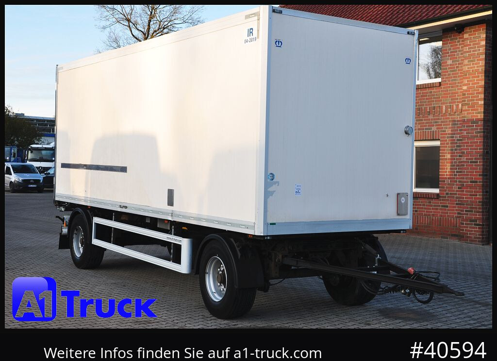 KRONE Koffer ISO, stark isoliert ehemaliger Kühlkoffer, Aluboden - Closed box trailer: picture 1 KRONE Koffer ISO, stark isoliert ehemaliger Kühlkoffer, Aluboden - Closed box trailer: picture 1