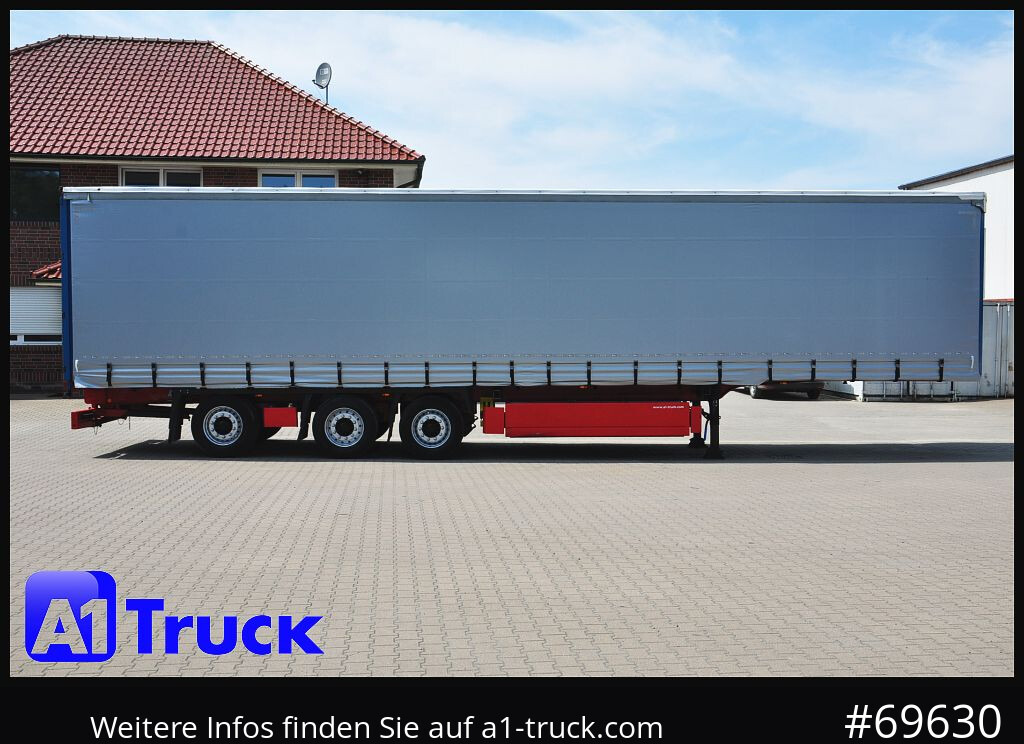 Curtainsider semi-trailer KRONE SD 27, Papier, Staplerhalterung, Bordwand, Lenkachse: picture 10