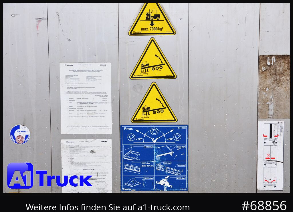 KRONE SD, Standard Tautliner, Alufelgen, Getränke, VDI 2700 - Curtainsider semi-trailer: picture 3 KRONE SD, Standard Tautliner, Alufelgen, Getränke, VDI 2700 - Curtainsider semi-trailer: picture 3