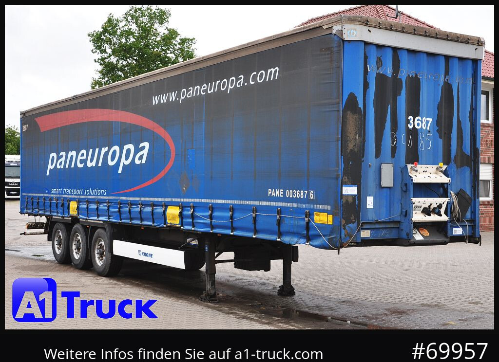 KRONE SD Tautliner, Code XL, BPW, Coil, TÜV 04-2026 - Curtainsider semi-trailer: picture 1 KRONE SD Tautliner, Code XL, BPW, Coil, TÜV 04-2026 - Curtainsider semi-trailer: picture 1