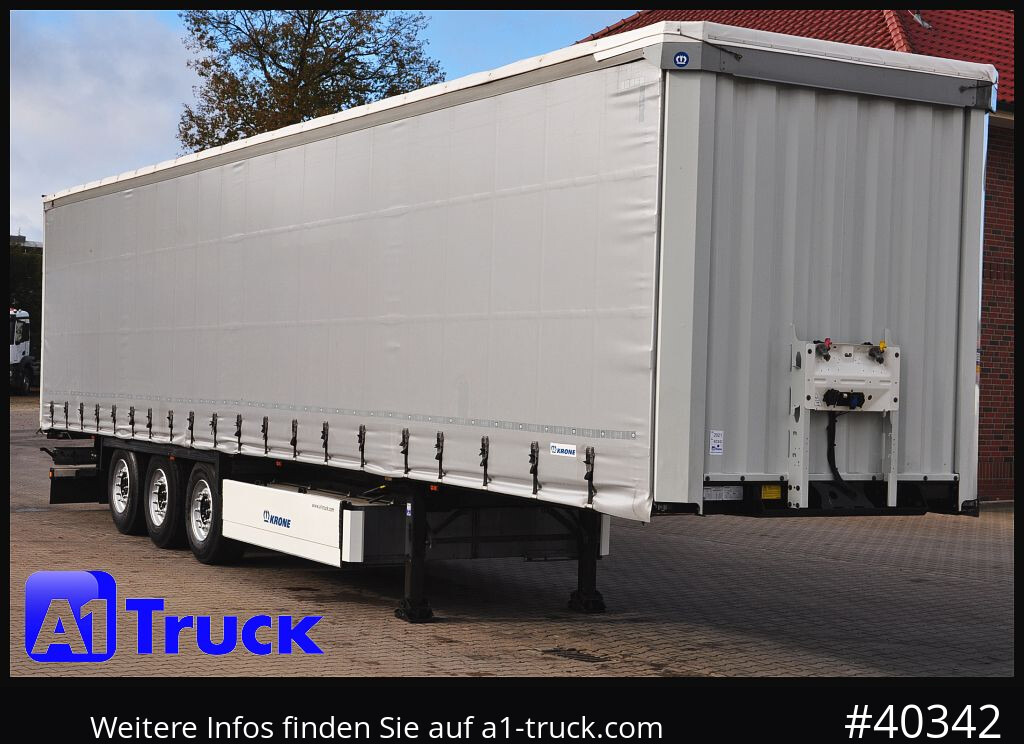 KRONE SD Tautliner, Liftachse, Palettenkasten - Curtainsider semi-trailer: picture 1 KRONE SD Tautliner, Liftachse, Palettenkasten - Curtainsider semi-trailer: picture 1