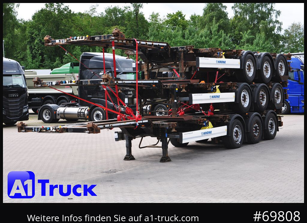 KRONE SDC, Containerchassis, 3 erPaket, 2x20/30/40/45, - Container transporter/ Swap body semi-trailer: picture 2 KRONE SDC, Containerchassis, 3 erPaket, 2x20/30/40/45, - Container transporter/ Swap body semi-trailer: picture 2